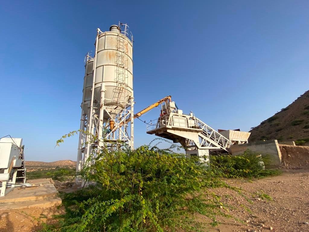 Cement silo at the SCC plant